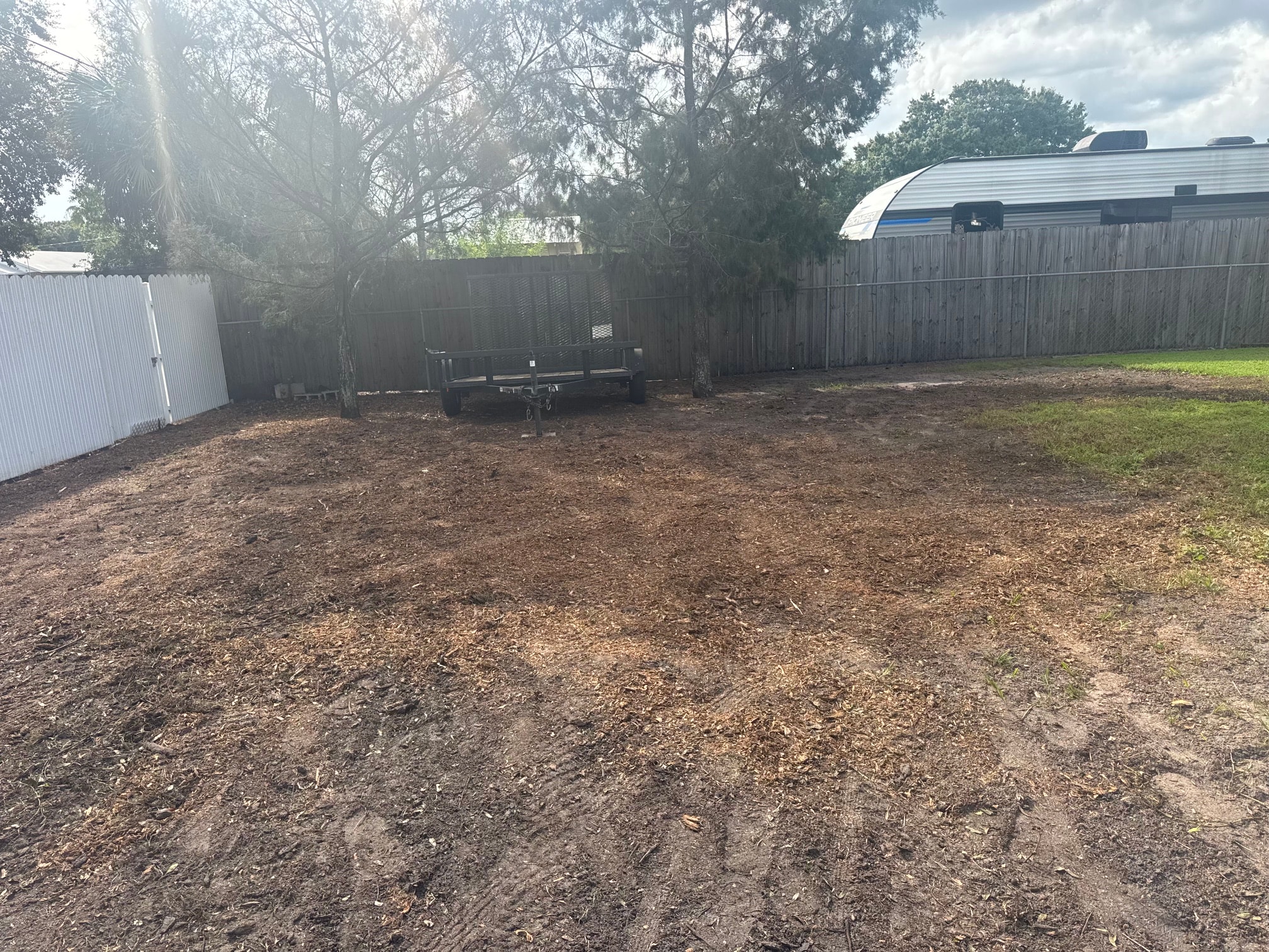 Land clearing vegetation removal